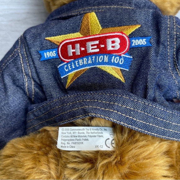 Commonweath Vintage HEB 2005 100th Anniversary Brown Bear Plush Stuffed Animal - Picture 6 of 16